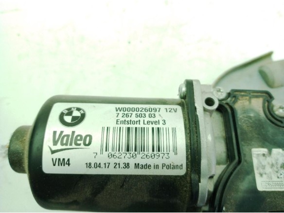 61617260488, 726750303 MOTOR LIMPIAPARABRISAS DEL BMW 3 (F30, F80)|Desguaces La Cabaña