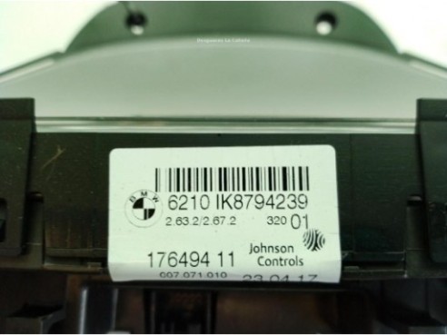 62108718256, 62108794239 CUADRO INSTRUMENTOS BMW 3 (F30, F80)|Desguaces La Cabaña