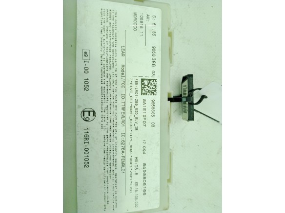61149259466, 986838603 CAJA FUSIBLES INTERIOR (BSI) BMW 3 (F30, F80)|Desguaces La Cabaña