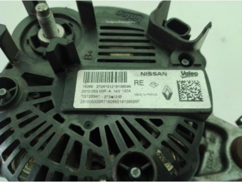 231002854R ALTERNADOR RENAULT CAPTUR (J5_, H5_)|Desguaces La Cabaña
