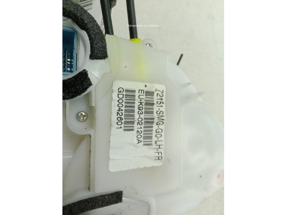 72150SMGG04 CERRADURA PUERTA LAT DEL IZQ HONDA CIVIC VIII Hatchback (FN, FK)|Desguaces La Cabaña