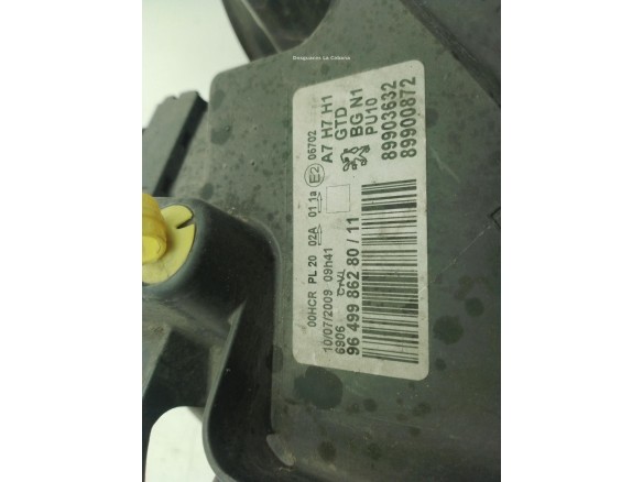 620895, 9649986280 FARO IZQUIERDO PEUGEOT 207 (WA_, WC_)|Desguaces La Cabaña
