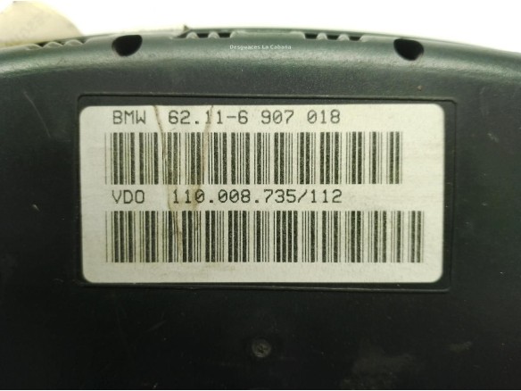 62116907018, CUADRO INSTRUMENTOS BMW 5 (E39)|Desguaces La Cabaña