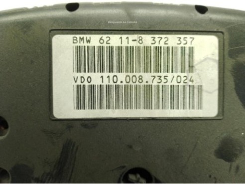 62118372357, CUADRO INSTRUMENTOS BMW 5 (E39)|Desguaces La Cabaña
