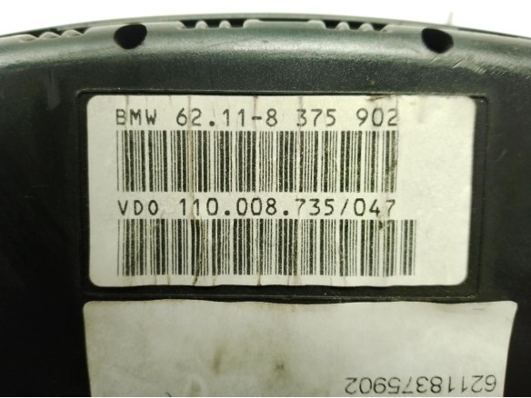62118375902, CUADRO INSTRUMENTOS BMW 5 (E39)|Desguaces La Cabaña