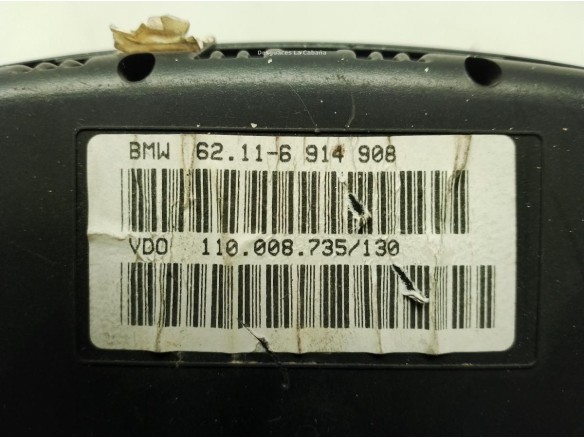 62116914908, CUADRO INSTRUMENTOS BMW 5 (E39)|Desguaces La Cabaña