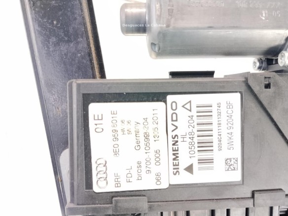 8E0839461C ELEVALUNAS PUERTA LAT TRA IZQ SEAT EXEO ST (3R5)|Desguaces La Cabaña