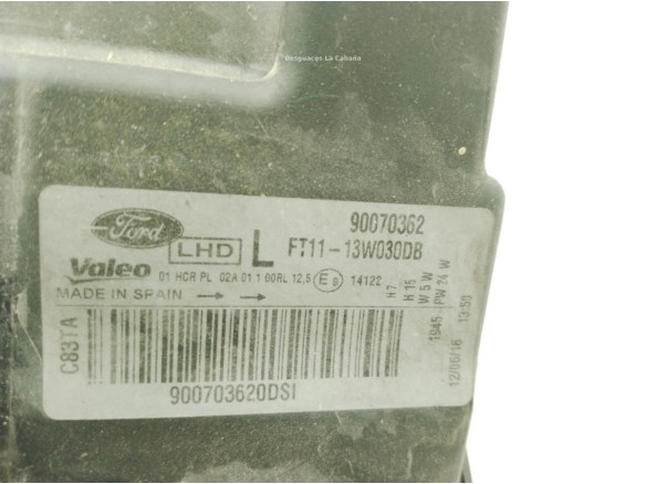 FT1113W030DB FARO IZQUIERDO FORD TRANSIT CONNECT Furgón|Desguaces La Cabaña