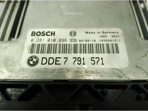 0281010898 CENTRALITA MOTOR BMW 7 (E65, E66, E67)|Desguaces La Cabaña