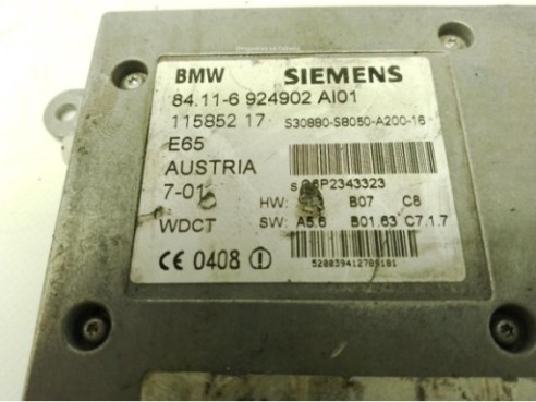 6924902A01 CENTRALITA MOTOR BMW 7 (E65, E66, E67)|Desguaces La Cabaña
