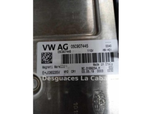 05C907445 CENTRALITA MOTOR SEAT IBIZA V (KJ1)|Desguaces La Cabaña