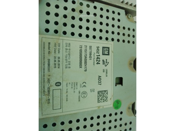 94521424, 557799431 MODULO RADIO OPEL MOKKA / MOKKA X (J13)|Desguaces La Cabaña