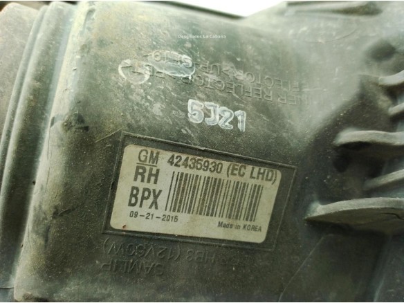42435930 FARO DERECHO OPEL MOKKA / MOKKA X (J13)|Desguaces La Cabaña