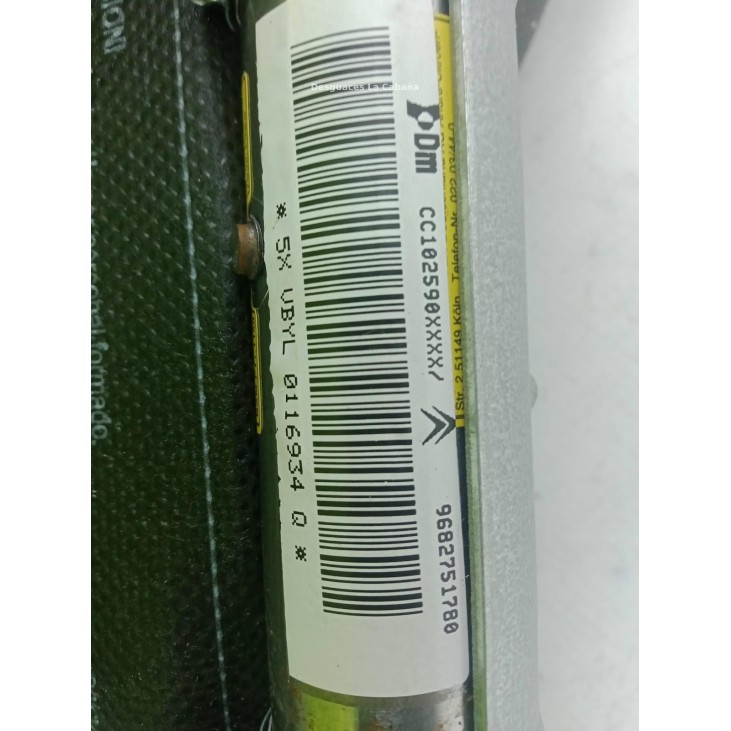 9682751780 AIRBAG CORTINA DER CITROEN C5 III Break (TD_) |Desguaces La Cabaña