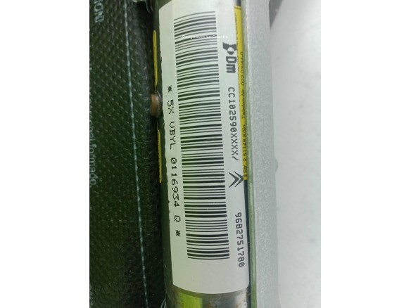 9682751780 AIRBAG CORTINA DER CITROEN C5 III Break (TD_) |Desguaces La Cabaña