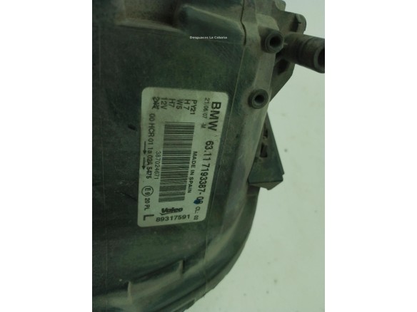 63117193387 FARO IZQUIERDO BMW 1 (E81)|Desguaces La Cabaña