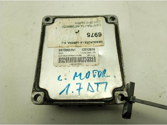 8973065751,12212819, CENTRALITA MOTOR OPEL ASTRA G Fastback (T98)|Desguaces La Cabaña
