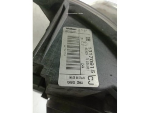 93192377 FARO IZQUIERDO OPEL VECTRA C (Z02)|Desguaces La Cabaña