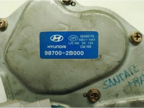 MOTOR LIMPIAPARABRISAS TRA HYUNDAI SANTA FÉ II (CM)|Desguaces La Cabaña