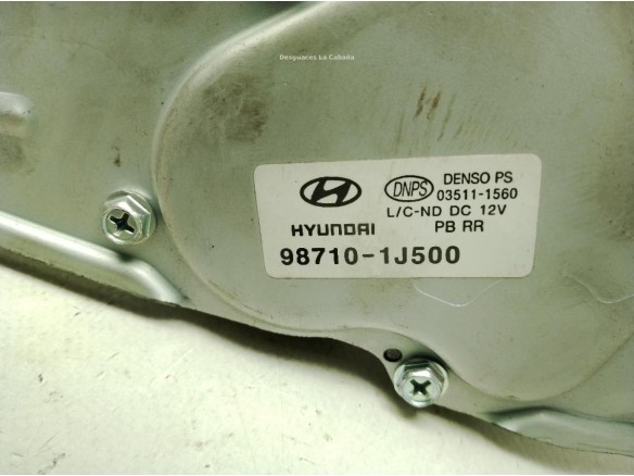 MOTOR LIMPIAPARABRISAS TRA HYUNDAI i20 (PB, PBT)|Desguaces La Cabaña