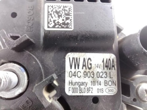 04C903023L ALTERNADOR VW POLO (6R1, 6C1)|Desguaces La Cabaña