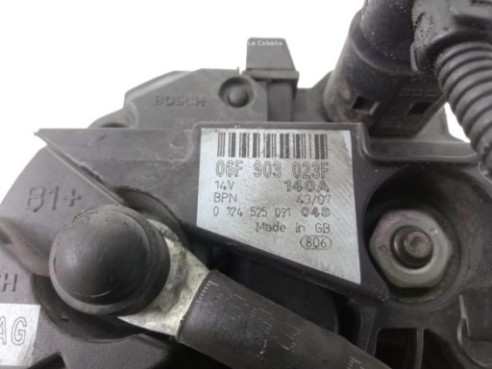 06F903023F ALTERNADOR SEAT LEON (1P1)|Desguaces La Cabaña