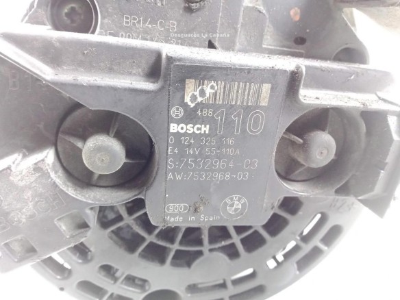 753296403 ALTERNADOR BMW 1 (E87)|Desguaces La Cabaña