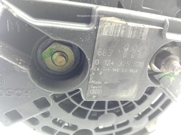 0124325100 ALTERNADOR FORD TRANSIT Autobús (FD_ _, FB_ _, FS_ _, FZ_ _, FC_ _)|Desguaces La Cabaña
