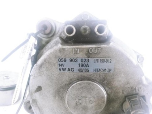 059903023 ALTERNADOR VW TOUAREG (7LA, 7L6, 7L7)|Desguaces La Cabaña