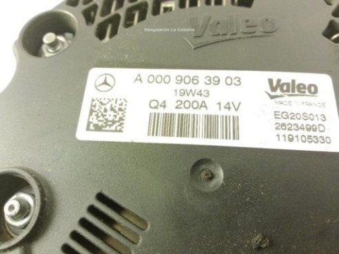 A0009063903 ALTERNADOR MERCEDES BENZ CLASE A (W177)|Desguaces La Cabaña