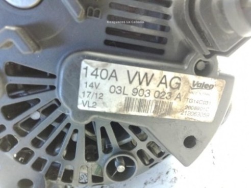 03L903023A ALTERNADOR VW GOLF VI (5K1)|Desguaces La Cabaña