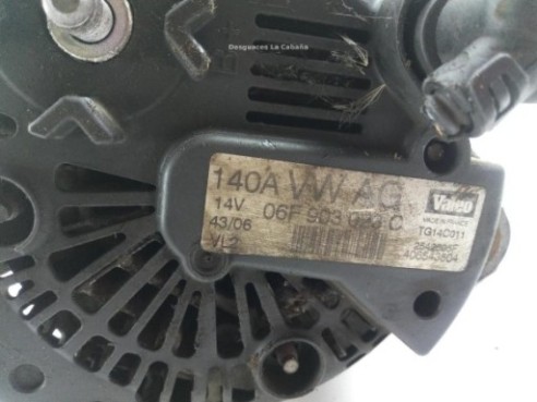 06F903023C ALTERNADOR VW CADDY III Furgón (2KA, 2KH, 2CA, 2CH)|Desguaces La Cabaña
