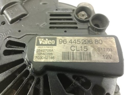 9644529680 ALTERNADOR CITROEN XSARA (N1)|Desguaces La Cabaña