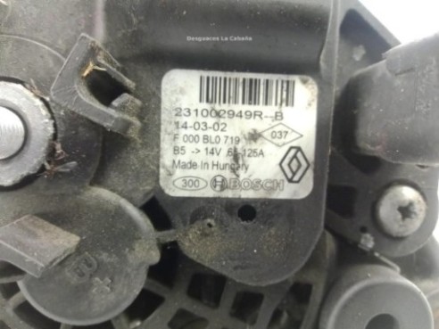 231002949R ALTERNADOR DACIA SANDERO II|Desguaces La Cabaña