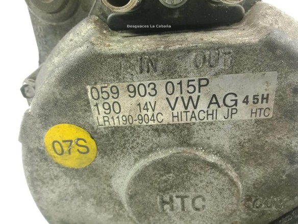 059903015P ALTERNADOR AUDI A8 (4E2, 4E8)|Desguaces La Cabaña