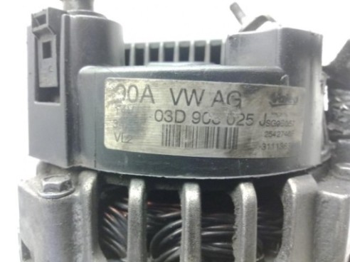03D903025J ALTERNADOR SEAT IBIZA IV (6J5, 6P1)|Desguaces La Cabaña