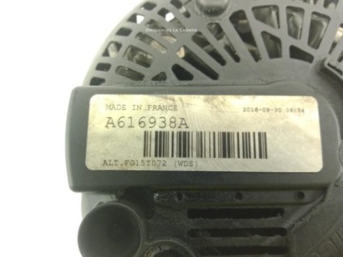 A616938A ALTERNADOR CITROEN C4 II (B7)|Desguaces La Cabaña