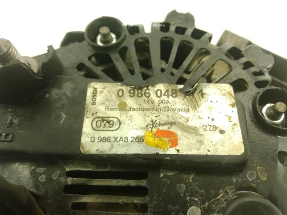 0986048771 ALTERNADOR OPEL ASTRA H Ranchera familiar (A04)|Desguaces La Cabaña