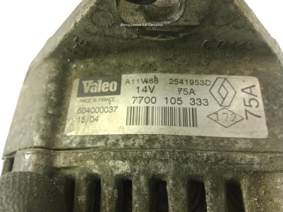 7700105333, ALTERNADOR RENAULT CLIO II (BB_, CB_)|Desguaces La Cabaña