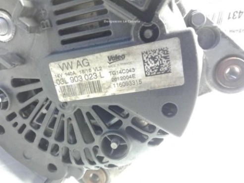 03L903023L ALTERNADOR VW PASSAT (3G2)|Desguaces La Cabaña