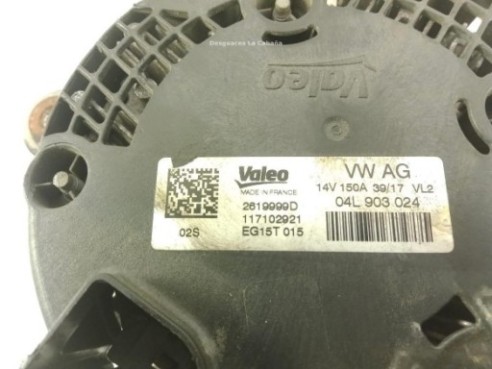04L903024 ALTERNADOR AUDI A4 (8W2, B9)|Desguaces La Cabaña