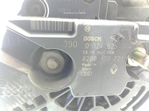 8200190721 ALTERNADOR RENAULT MASTER II Furgón (FD)|Desguaces La Cabaña