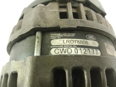 LRO78806 ALTERNADOR LAND ROVER DISCOVERY III (L319)|Desguaces La Cabaña