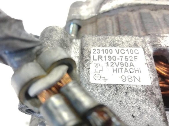 23100VC10C ALTERNADOR NISSAN PATROL GR V Wagon (Y61)|Desguaces La Cabaña
