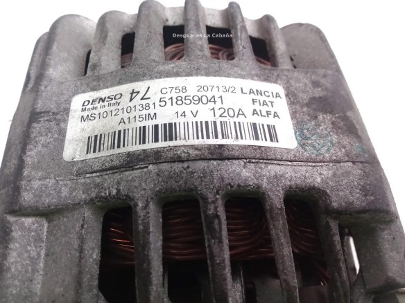51859041 ALTERNADOR FORD KA (RU8)|Desguaces La Cabaña
