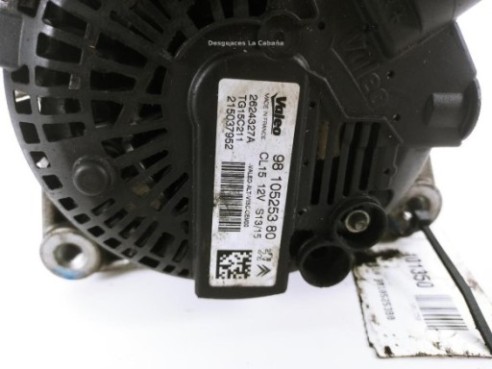 9810525380 ALTERNADOR CITROEN C4 II (B7)|Desguaces La Cabaña