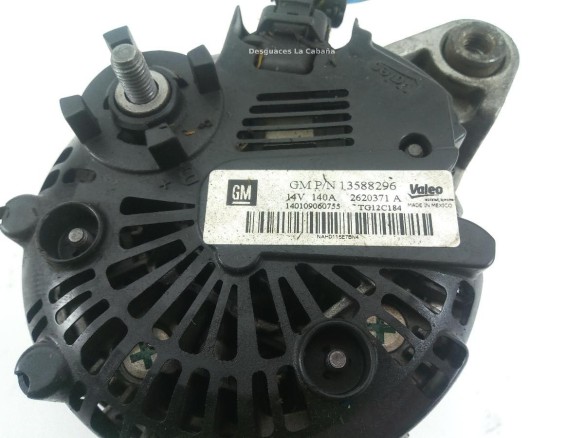 13588296 ALTERNADOR OPEL CORSA D (S07)|Desguaces La Cabaña