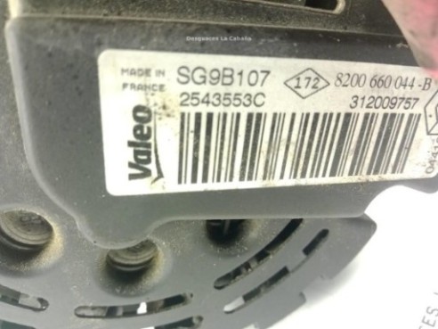 8200660044B ALTERNADOR DACIA SANDERO|Desguaces La Cabaña