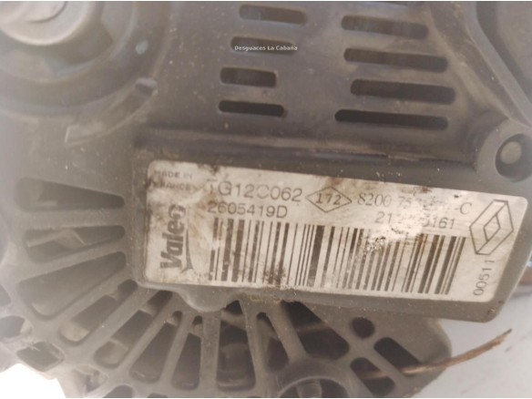 2605419D ALTERNADOR RENAULT MEGANE III Grandtour (KZ0/1)|Desguaces La Cabaña