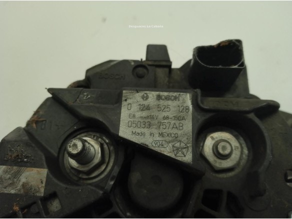 0124525128 ALTERNADOR JEEP PATRIOT (MK74)|Desguaces La Cabaña